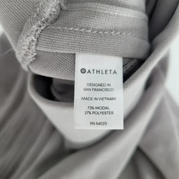 Athleta serenity grey with stripe on side pants XXS - Picture 5 of 9